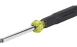Klein Tools 32581 Precision Screwdriver Set, 4-in-1 Electronics Screwdriver with Industrial Strength Phillips and Slotted Bits