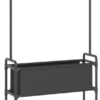 Clothing Rack with Storage Bag, 3-in-1 Garment Rack, Non-woven Shelves for Shoes, Clothes Rack for Bedroom, Hallway, Entryway, Black - Image 2