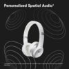 Beats Solo3 Wireless On-Ear Headphones - Apple W1 Headphone Chip, Class 1 Bluetooth, 40 Hours of Listening Time, Built-in Microphone - Silver - Image 3