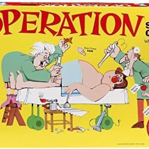 Operation Electronic Board Game, Family Games for Kids Ages 6+, Kids Board Games for 1+ Players, Funny Games for Kids, Kids Gifts (Amazon Exclusive)