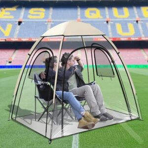 Sports Tent - Large 2 Persons Clear Waterproof Tent, Outdoor Two Parents Sport Pods Tents, All Weather Shelter for Soccer, Baseball, and Other Outdoor Events