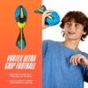 NERF Vortex Ultimate Grip Foam Football - NERF Soft Vortex Football for Long-Distance Throws - All-Weather Perfect for Pool + Beach Football - Kids Ultimate Grip Whistle Vortex Foam Ball - Image 2