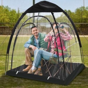 Large Sports Tent - 2/4/6 Persons Clear Rainproof Windproof Shelter, Outdoor Two Parents Winter Soccer Baseball Tents, Rain Sun Shelter for Watching Sports Events, Camping, Fishing