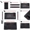 eXtremeRate DIY Replacement Shell Buttons for Nintendo Switch, Back Plate for Switch Console, Housing with Full Set Buttons for Joycon Handheld Controller - The Great Golden Wave Off Kanagawa - Black - Image 8