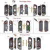 eXtremeRate DIY Replacement Shell Buttons for Nintendo Switch, Back Plate for Switch Console, Housing with Full Set Buttons for Joycon Handheld Controller - The Great Golden Wave Off Kanagawa - Black - Image 9