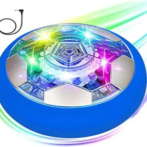 JRD&BS WINLKids Toys Hover Soccer Ball, Battery Operated Air Floating Soccer Ball with LED Light and Soft Foam Bumper, Indoor Outdoor Hover Ball Game Gifts for Age 3 4 5 6 7 8-16