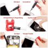 SHARDEN Precision Screwdriver Set 56 in 1 Magnetic Driver Kit Professional Electronics Repair Tool Kit with Portable Bag for iPhone, Smartphone, iPad, PC, Computer, Laptop, Tablet, Game Console, Watch - Image 5